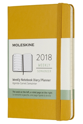 12M PLANNER WEEKLY NOTEBOOK POCKET ARCE YELLOW HARD COVER