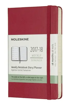 12M PLANNER WEEKLY NOTEBOOK LARGE CANINE ROSE HARD COVER