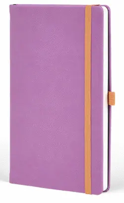 Castelli Notebook Mid Ruled Kaleido Lilac 13X21 cm
