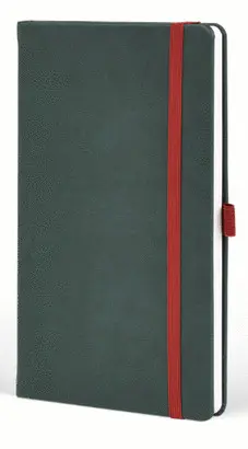 Castelli Notebook Mid Ruled Kaleido Pine 13X21 cm
