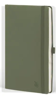 Castelli Notebook Mid Ruled Appeel Classic Coal 13X21 cm