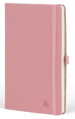Castelli Notebook Mid Ruled Appeel Classic Pink 13X21 cm