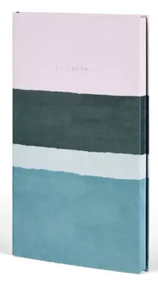 Castelli Notebook Mid Ruled Stripes Dusty Pink 13X21 cm
