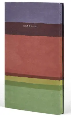 Castelli Notebook Mid Ruled Stripes Peach 13X21 cm