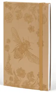 Castelli Notebook Mid Ruled Lace Bee 13X21 cm