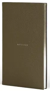 Castelli Notebook Mid Ruled Kelly Olive 13X21 cm