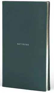 Castelli Notebook Mid Ruled Kelly Forest Green 13X21 cm