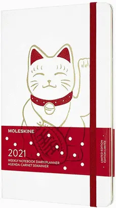 MOLESKINE 2021 12M MANEKI NEKO WKLY NTB LG