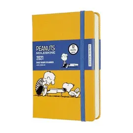 MOLESKINE 2021 12M PEANUTS DAILY PKT PIANO
