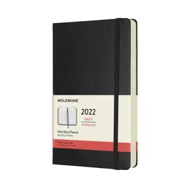 MOLESKINE CLASSIC - PLANIFICADOR MENSUAL PARA 18 MESES 2022, TAPA DURA, BOLSILLO (3,5 X 5,5), COLOR NEGRO
