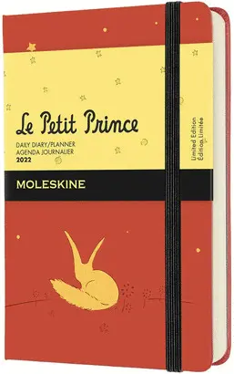MOLESKINE EDICIÓN LIMITADA 12 MESES PETIT PRINCE PLANIFICADOR DIARIO, TAPA DURA, BOLSILLO (3.5 X 5.5), FOX