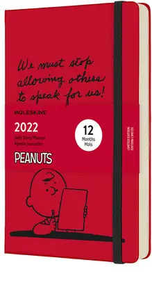 MOLESKINE EDICIÓN LIMITADA PLANIFICADOR DIARIO DE 12 MESES, TAPA DURA, GRANDE (5 X 8.25), COLOR ROJO ESCARLATA