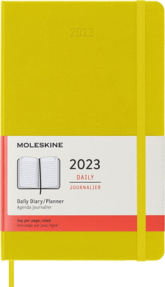 MOLESKINE 12M DAILY LG HAY YLW HARD