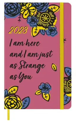 MOLESKINE 2023 12M FRIDA KAHLO WKLY NTB LG PINK, LAYOUT WEEKLY NOTEBOOK, SIZE LARGE 13X21