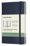 12M WEEKLY NOTEBOOK POCKET SAPPHIRE BLUE HARD COVER 2019 (DHB2012W