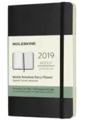12M WEEKLY NOTEBOOK POCKET BLACK SOFT COVER 2019 (DSB12WN2Y19)