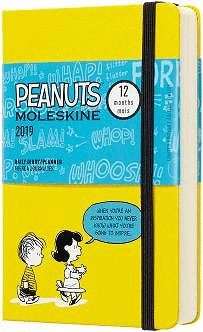 12M LIMITED EDITION PEANUTS DAILY POCKET YELLOW 2019 (DPE12DC2Y19)