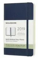 12M WEEKLY NOTEBOOK POCKET SAPPHIRE BLUE SOFT COVER 2019 (DSB2012WN