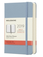 12M DAILY POCKET CINDER BLUE HARD COVER 2019 (DHB3612DC2Y19)