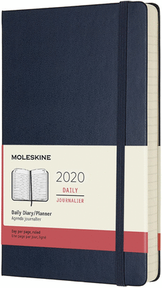 12M DAILY LARGE SAPPHIRE BLUE HARD COVER 2020