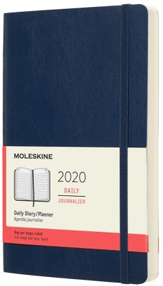 12M DAILY LARGE SAPPHIRE BLUE SOFT COVER 2020