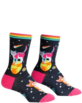 WOMEN'S CREW: SPACE CATS