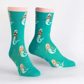 WOMEN'S CREW: MERMAID TO BE FRIENDS (TEAL)