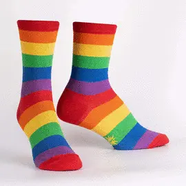 WOMEN'S CREW: RADIANT RAINBOW