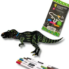 T-REX 3D PUZZLE + MARKERS