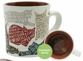 LITERARY CAT MUG - TAZA