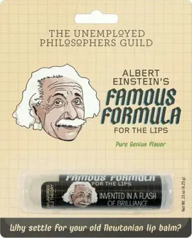 ALBERT EINSTEIN: EINSTEIN'S FAMOUS LIP BALM