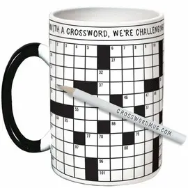 CROSSWORD PUZZLE MUG - TAZA