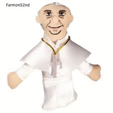 POPE FRANCIS DEDO TTERES