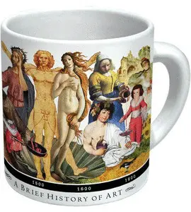 BRIEF HISTORY OF ART MUG - TAZA