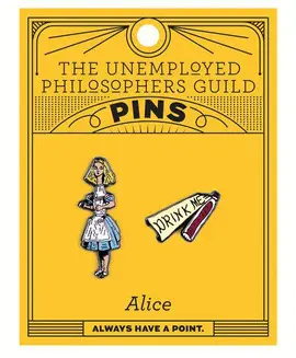 ALICE & DRINK ME PINS