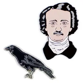 POE & RAVEN PINS