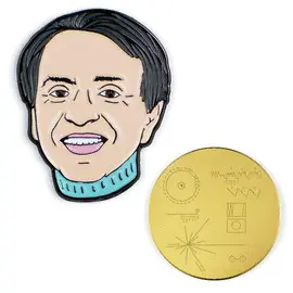 SAGAN & GOLD RECORD PINS 5080