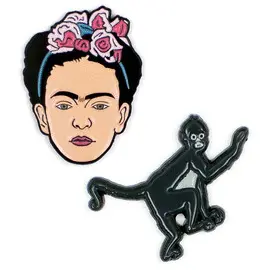 FRIDA AND MONKEY PINS 