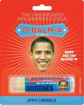 BARACK OBAMA: O-BALM-A LIP BALM