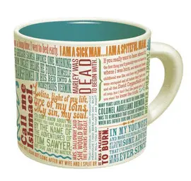 FIRST LINES LITERATURE MUG - TAZA