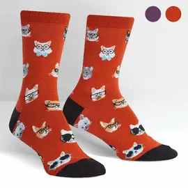 SMARTY CATS (RUST) - WOMEN - W0090-1