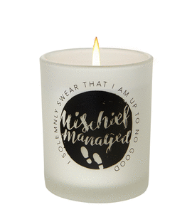 HARRY POTTER: MISCHIEF MANAGED GLASS VOTIVE CANDLE
