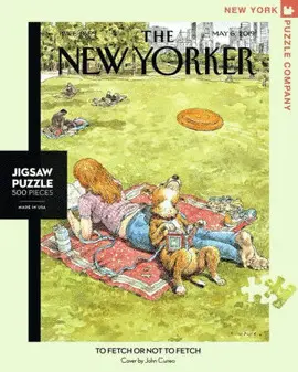 THE NEW YORKER - TO FETCH OR NOT TO FETCH 500 PIECE JIGSAW PUZZLE
