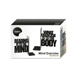 26529 SUJETA LIBROS, MIND EXERCISE, NEGRO