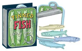 TINNED FISH STICKY NOTES NEW
