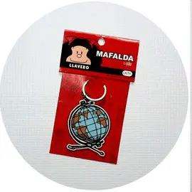 LLAVERO MAFALDA MAPA MUNDI