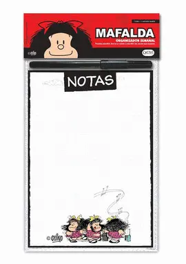 ORGANIZADOR SEMANAL PIZARRA IMANTADA NOTAS