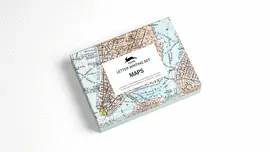 MAPS LETTER WRITING SET - SET DE CORRESPONDENCIA