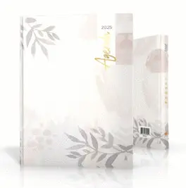 2025 AGENDA - TD MUJER - FLORAL ROSADA
