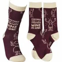 SOCKS - WINE ALONE
